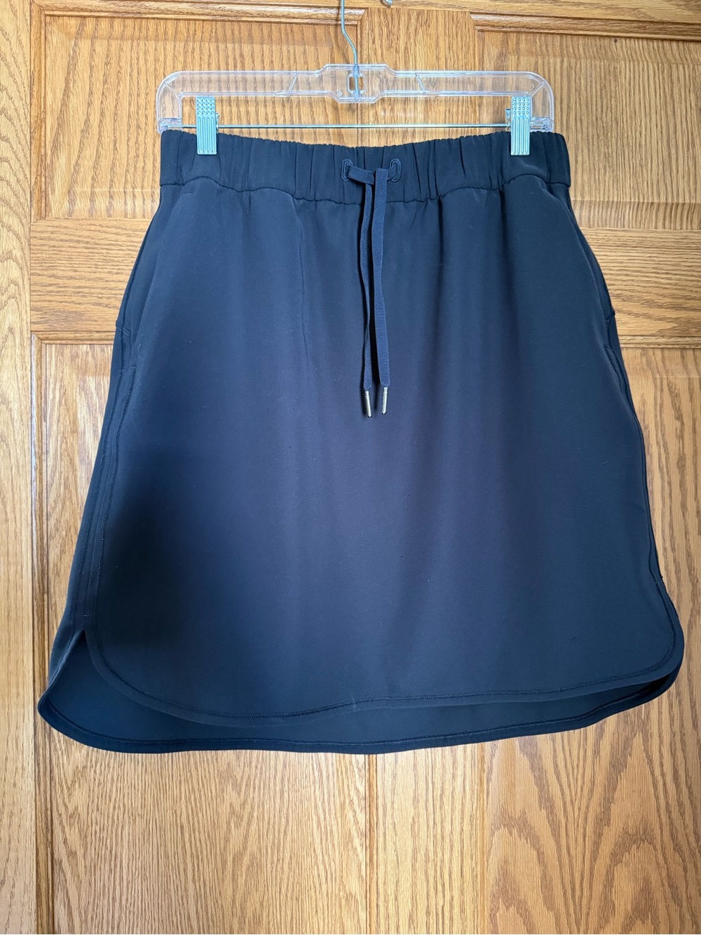 lululemon athletica Black Drawstring Active Skort